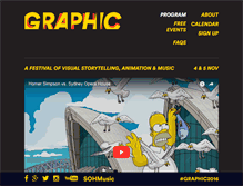 Tablet Screenshot of graphic.sydneyoperahouse.com